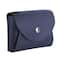 JAM Paper Italian Leather Business Card Holder Case with Round Flap